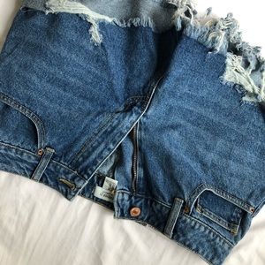 denim shorts